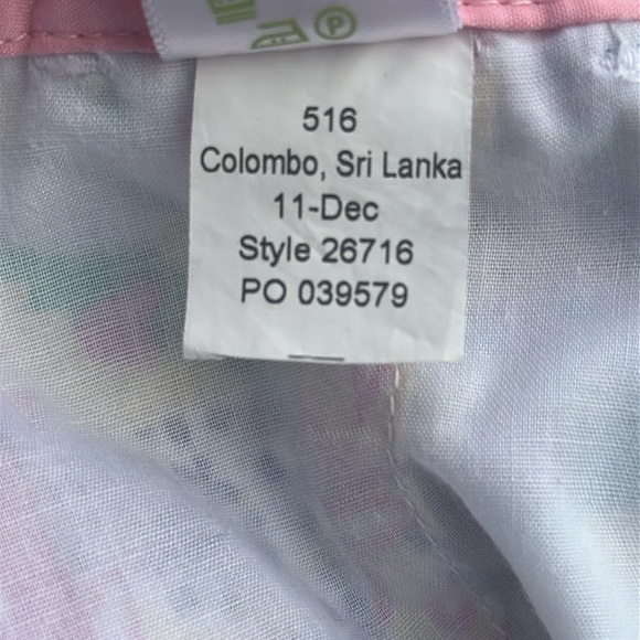 Lilly Pulitzer Patchwork Print Shorts Pink Multi Size 4 – Floral Preppy Classic - Picture 7 of 7